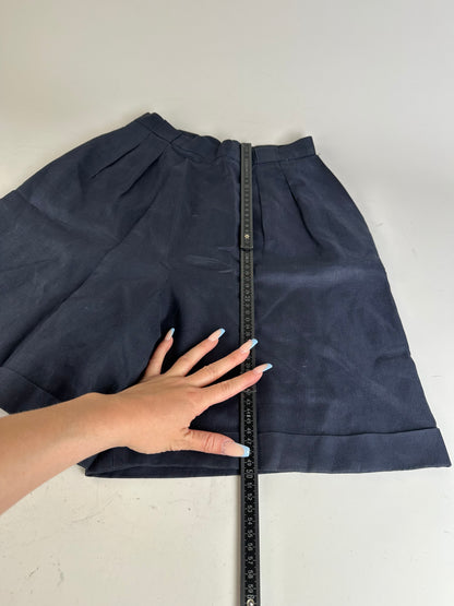 Vintage Dior Cotton Shorts Navy Blue S