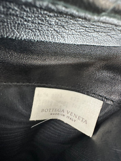 Vintage Bottega Veneta Woven Raffia Bifold Wallet Natural