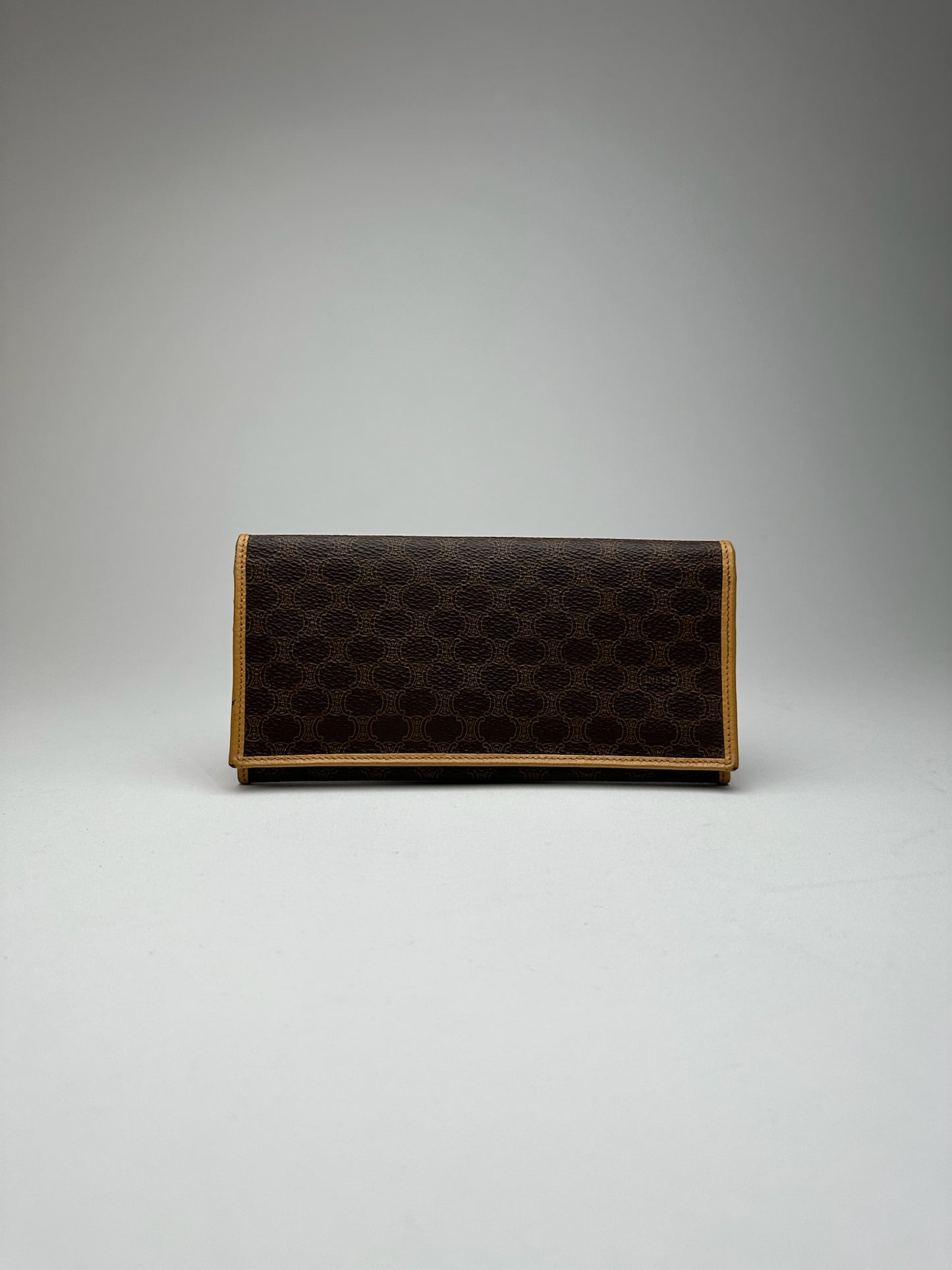 Vintage Celine Paris leather monogram Card Holder