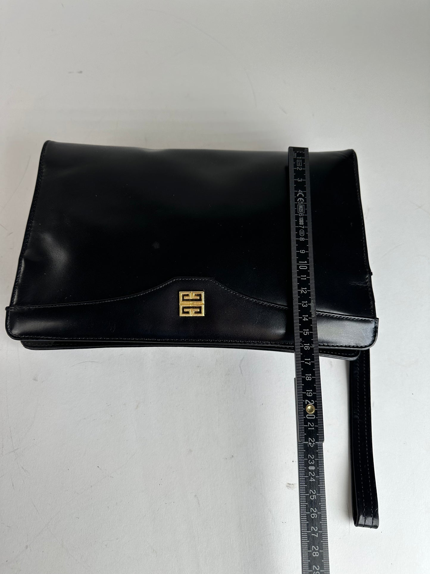 Vintage Givenchy Leather Clutch Black