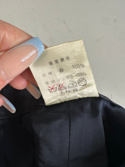 Vintage Dior Cotton Shorts Navy Blue S