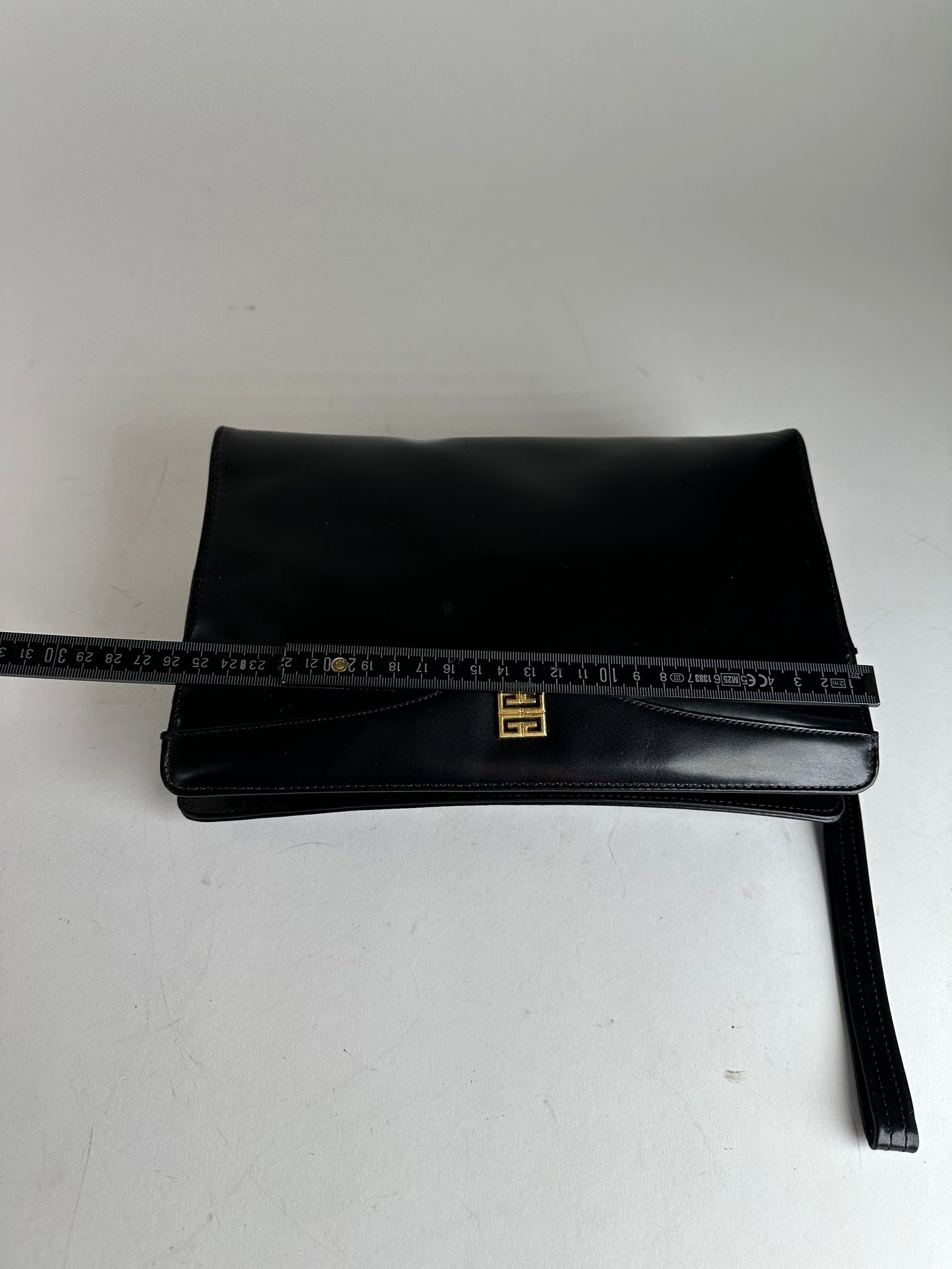 Vintage Givenchy Leather Clutch Black