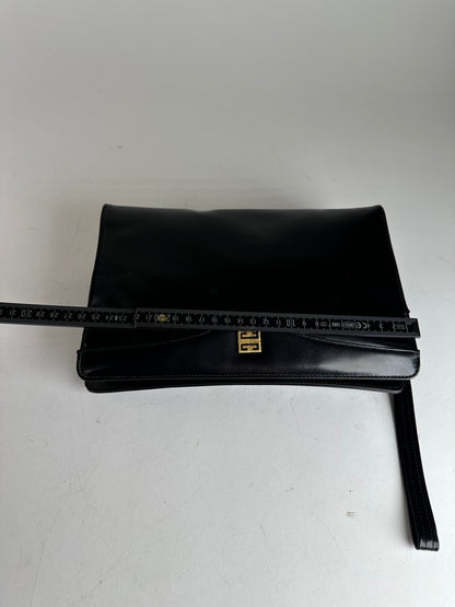 Vintage Givenchy Leather Clutch Black
