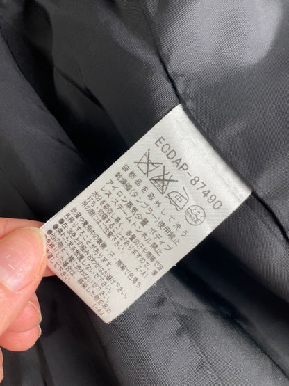 Vintage Courreges Wool Blend Jacket Black Silver M