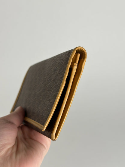 Vintage Celine Paris leather monogram Card Holder