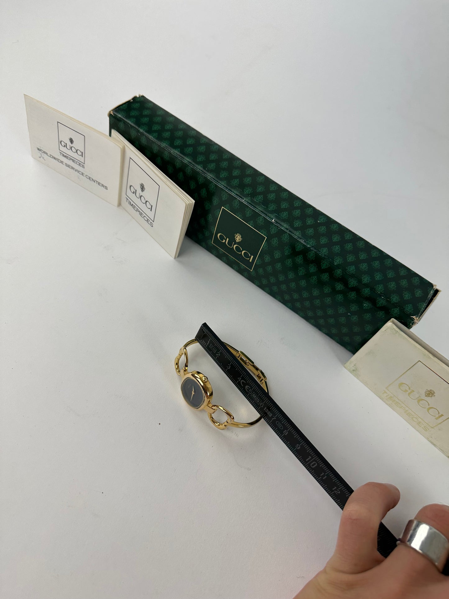Vintage Gucci Gold-Tone Bangle Ladies Watch Model 1600