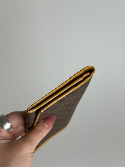 Vintage Celine Paris leather monogram Card Holder