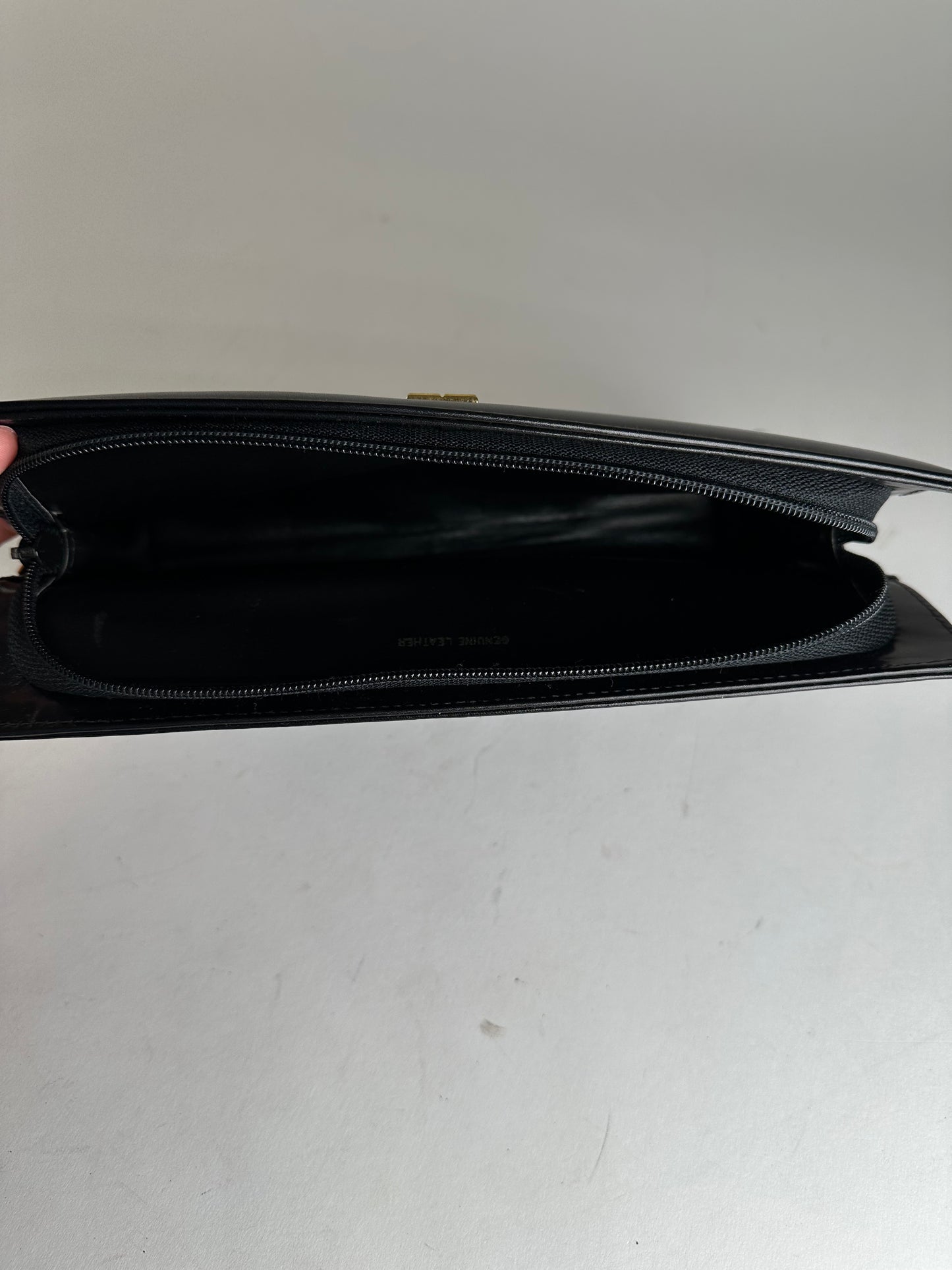 Vintage Givenchy Leather Clutch Black