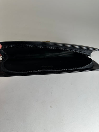 Vintage Givenchy Leather Clutch Black