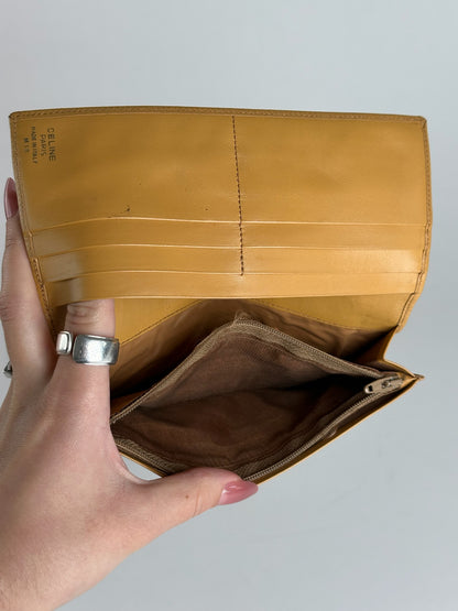 Vintage Celine Paris leather monogram Card Holder