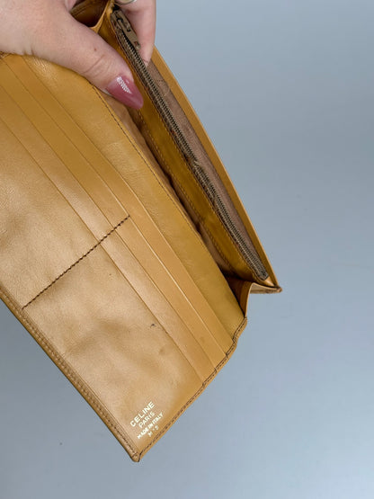 Vintage Celine Paris leather monogram Card Holder