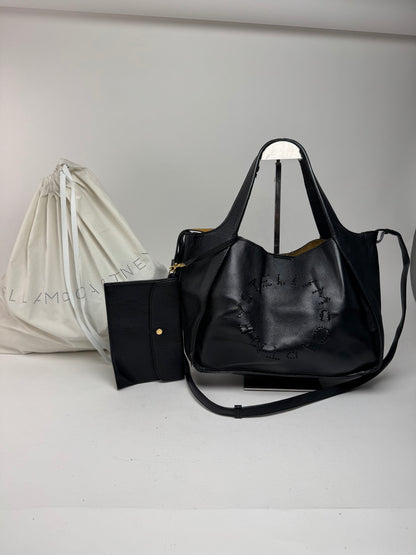 Vintage Stella and Cartney Vegan Leather Logo bag black