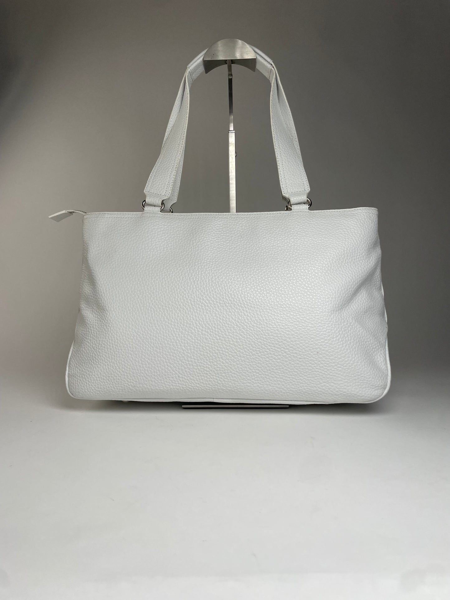 Vintage Courreges Leather Handbag White new with Tag