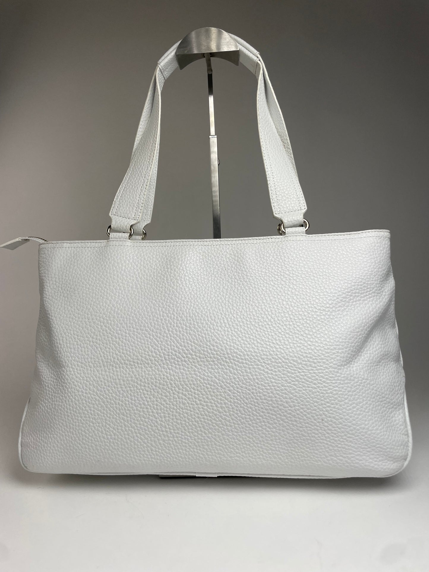 Vintage Courreges Leather Handbag White new with Tag