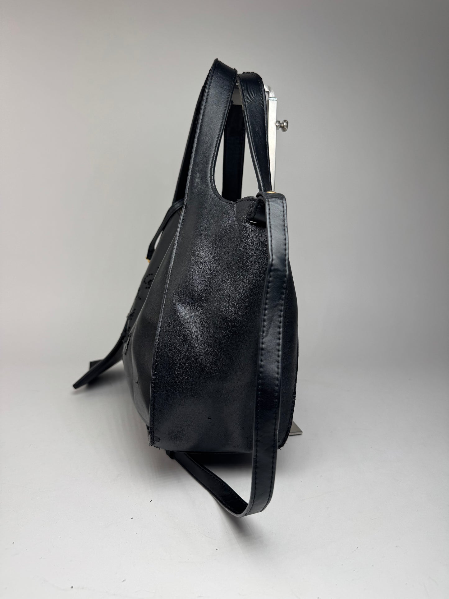 Vintage Stella and Cartney Vegan Leather Logo bag black