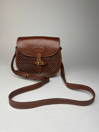 Sac Courreges vintage en cuir marron