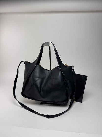 Vintage Stella and Cartney Vegan Leather Logo bag black
