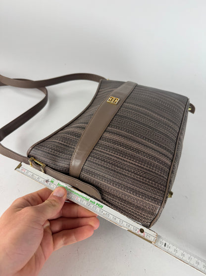 Vintage Givenchy Leather Bag Striped