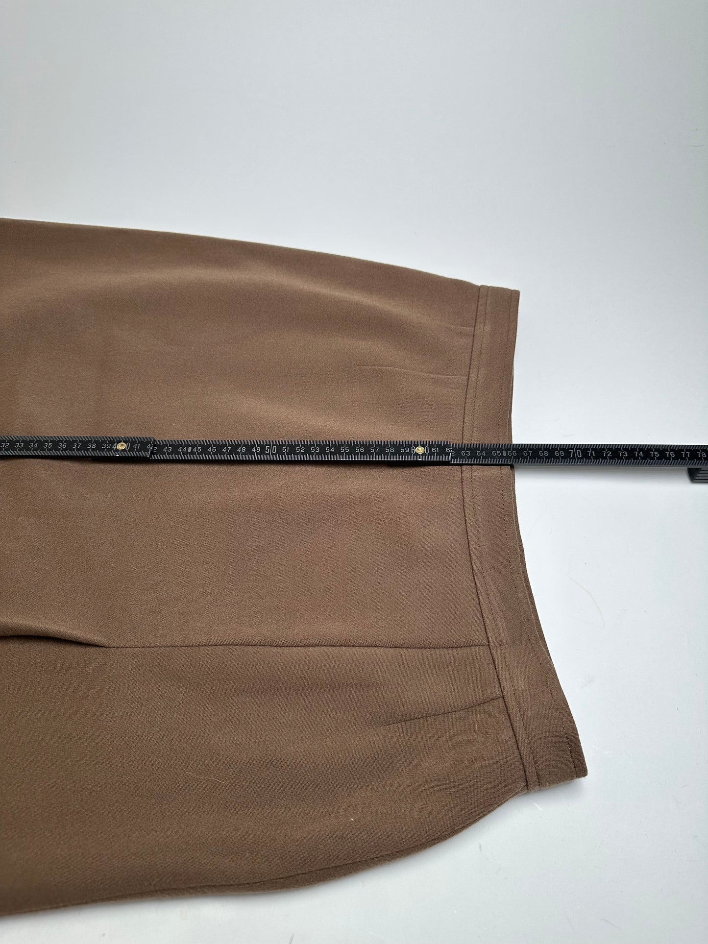 Vintage Chloe Wool Skirt FR42 Brown