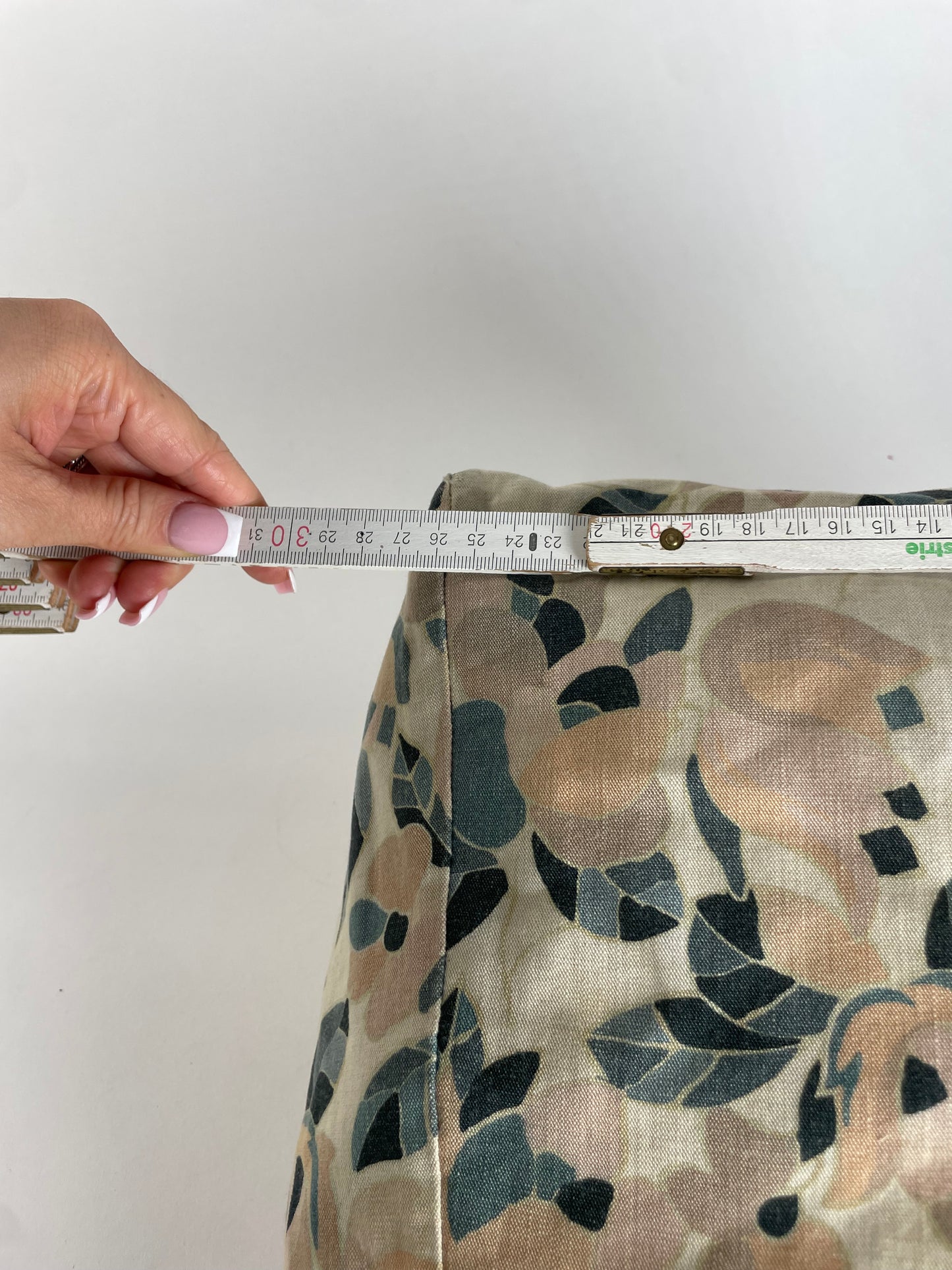 Vintage Marni Studded Floral Canvas Leather Tote bag beige brown green