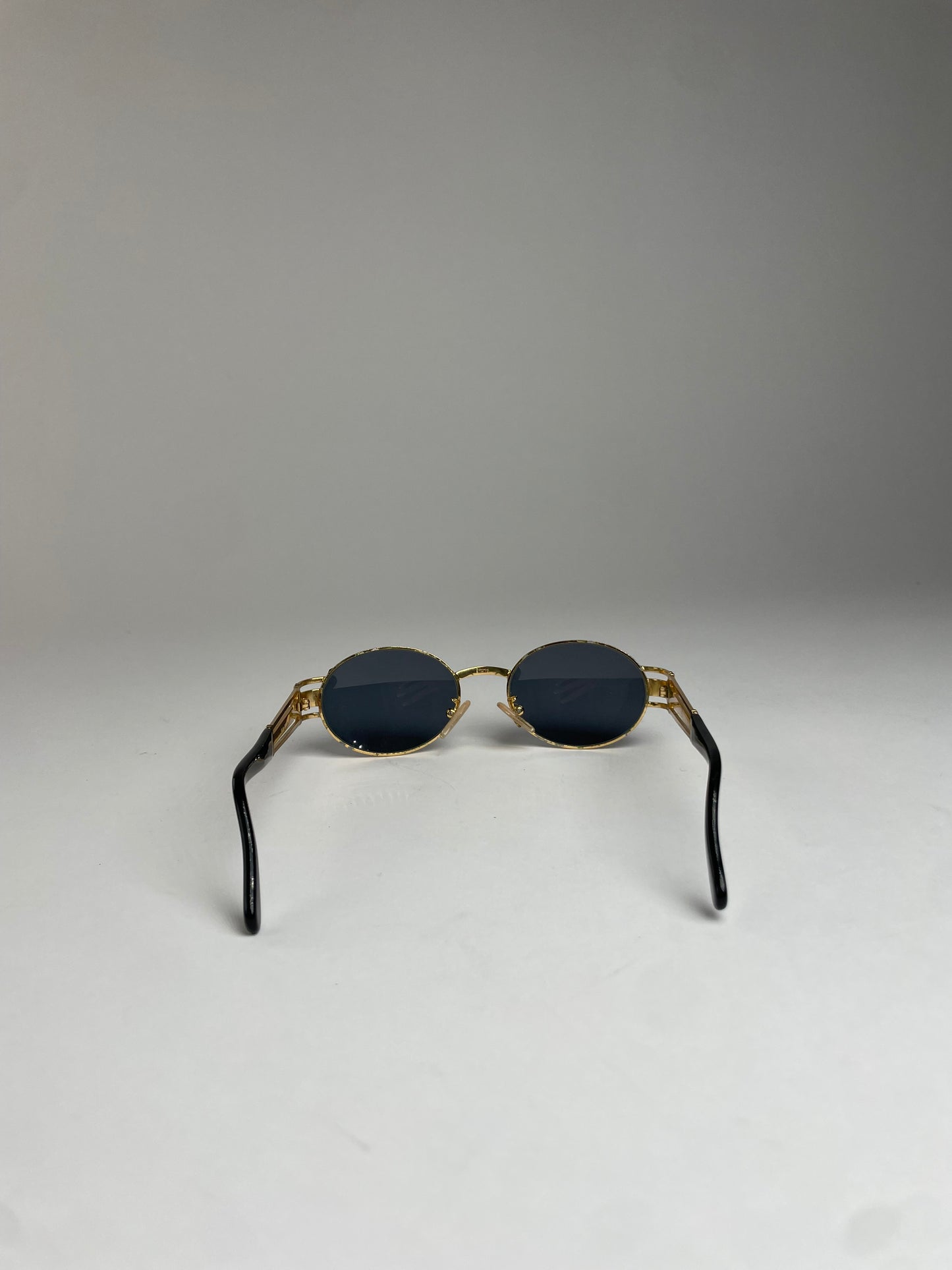 Vintage Fendi Roma Sunglasses Gold Black