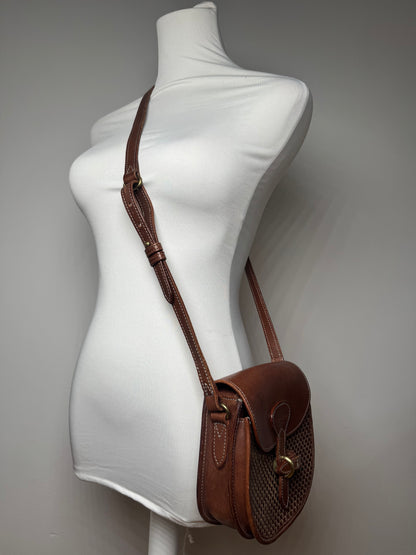 Sac Courreges vintage en cuir marron