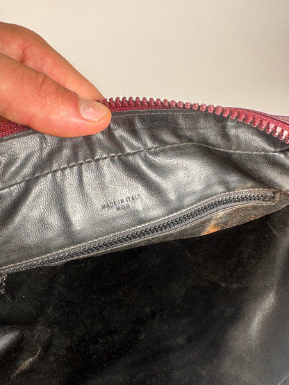 Sac vintage en cuir monogramme Céline Triomphe violet