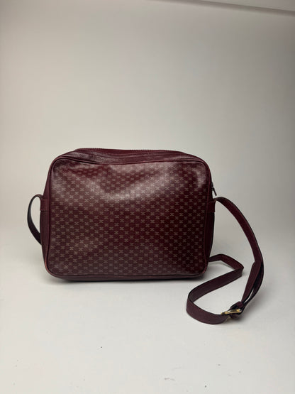 Sac vintage en cuir monogramme Céline Triomphe violet