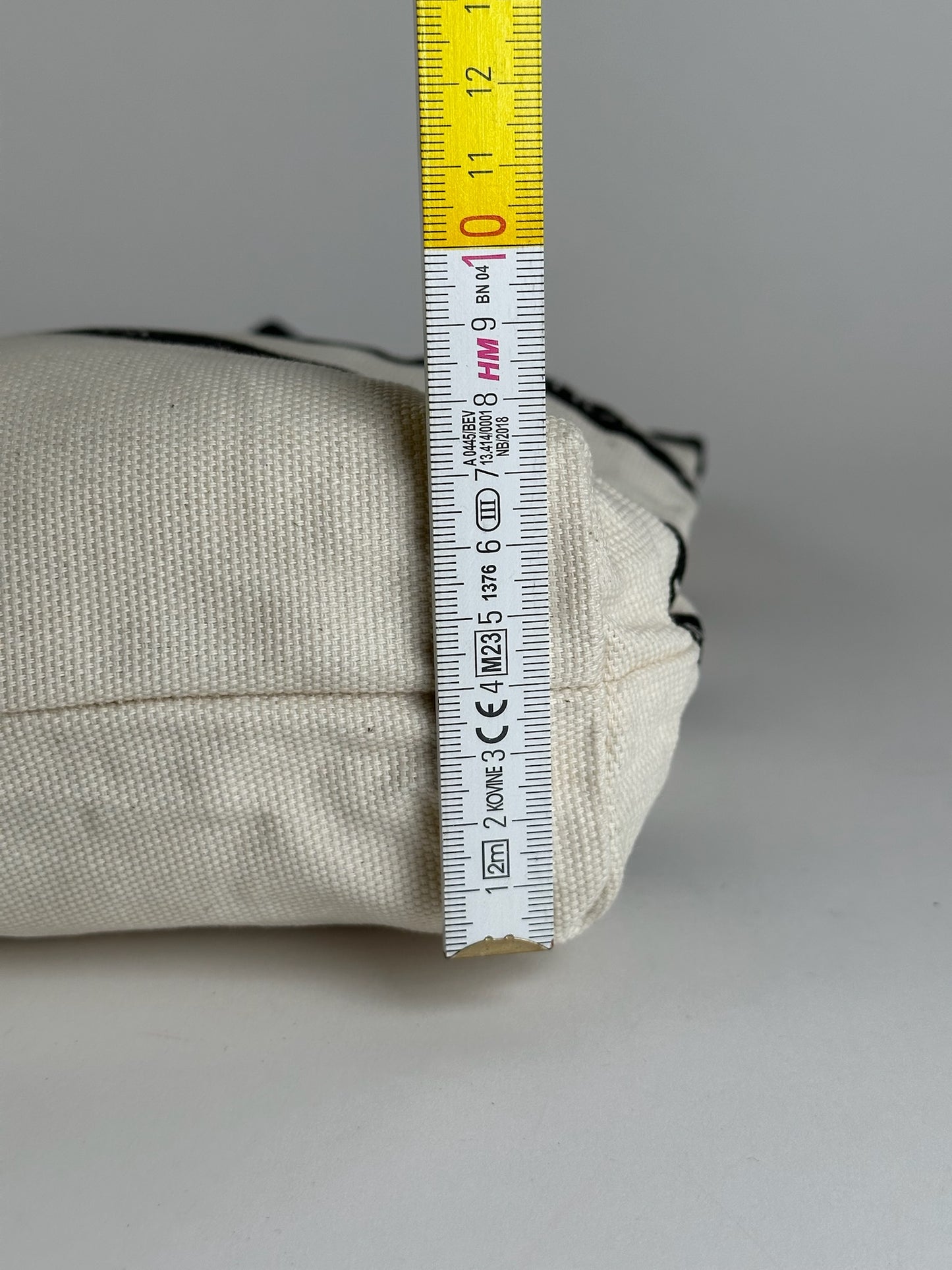 Vintage Yves Saint Laurent Shopper black white