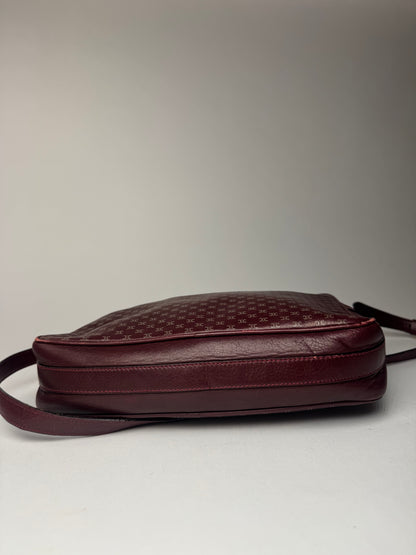 Sac vintage en cuir monogramme Céline Triomphe violet