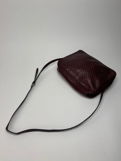 Sac vintage en cuir monogramme Céline Triomphe violet