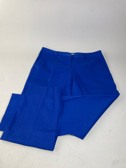 Vintage Miu Miu Cotton Blend Trousers Bright Blue L