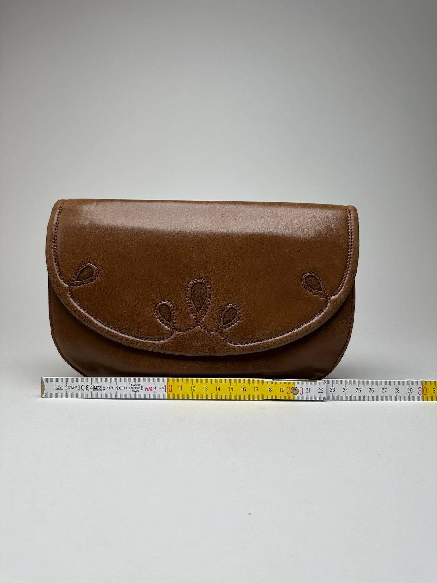 Vintage Givenchy Leather Clutch Brown