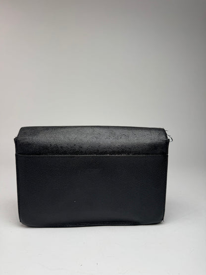 Vintage Louis Vuitton Taiga Leather Clutch Green