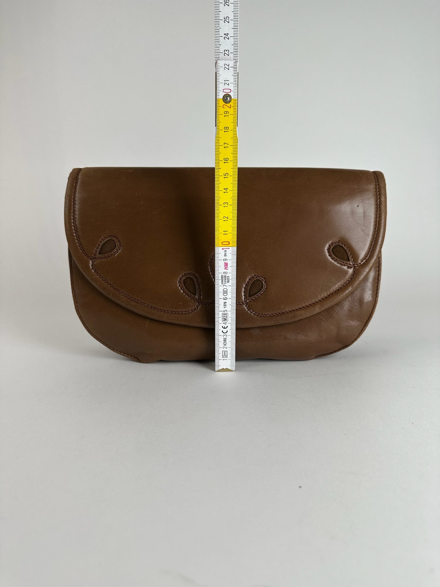 Vintage Givenchy Leather Clutch Brown