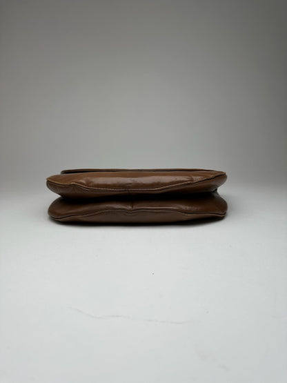 Vintage Givenchy Leather Clutch Brown