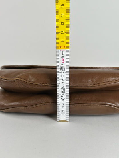 Vintage Givenchy Leather Clutch Brown