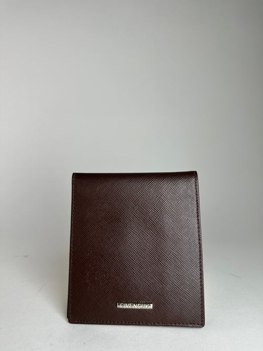 Vintage Givenchy Leather Card Holder Brown