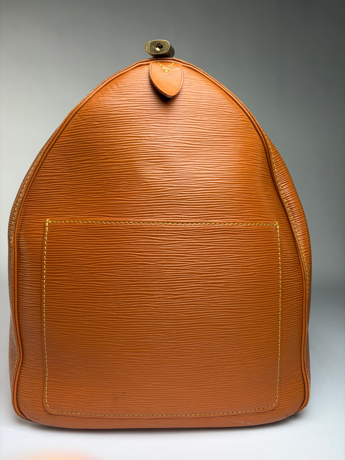Vintage Louis Vuitton Epi Leather Travel Duffle Bag 1990 Burnt Orange