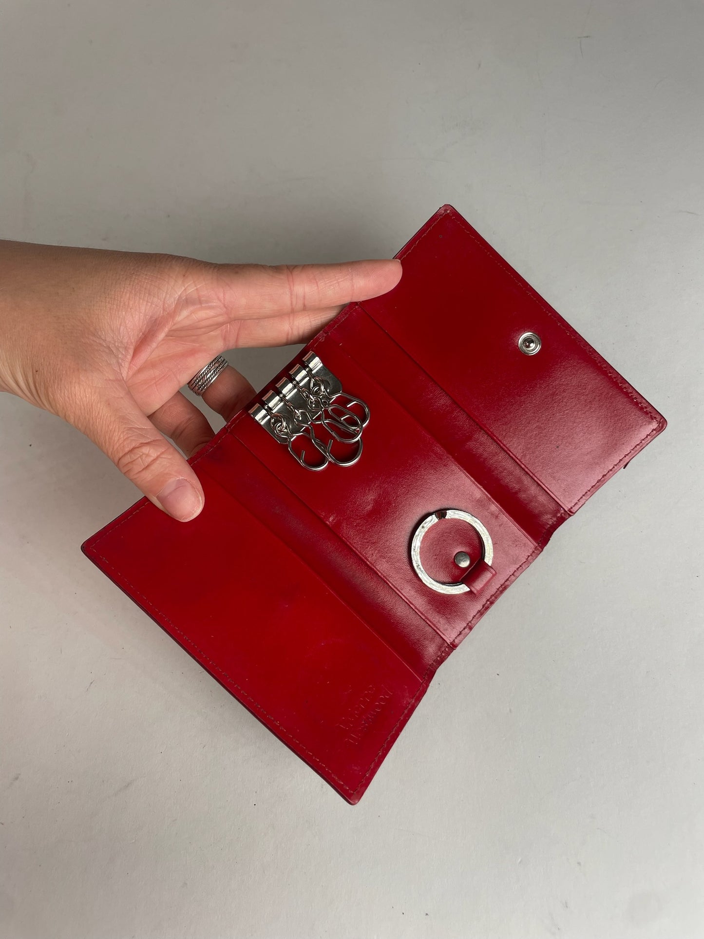 Vintage Vivienne Westwood Leather Key Holder Black