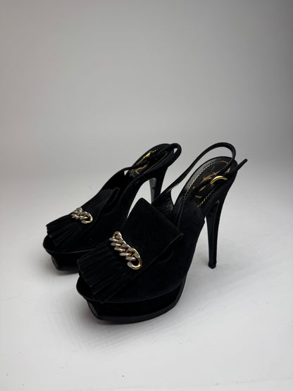 Vintage Yves Saint Laurent Suede pumps