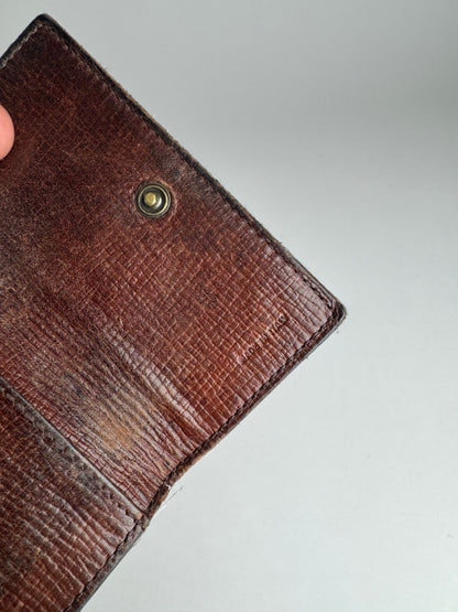 Vintage Fendi Monogram Key Holder Brown