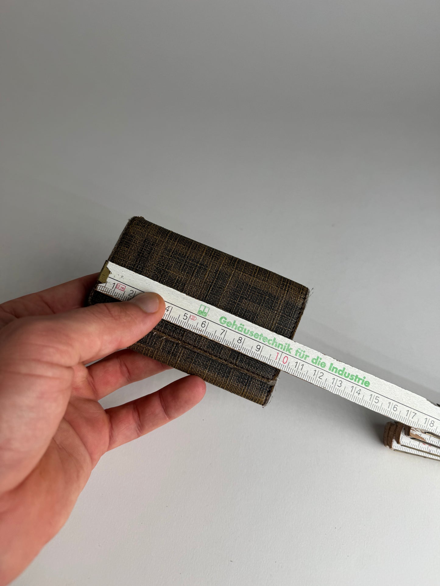 Vintage Fendi Monogram Key Holder Brown