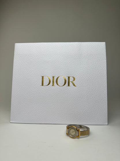 Vintage Dior Paris Ladies Quartz Watch Two-Tone