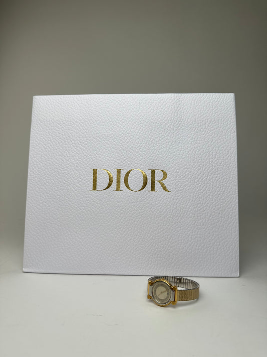 Vintage Dior Paris Ladies Quartz Watch Two-Tone