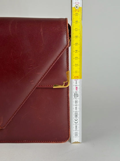 Vintage Cartier Leather bag burgundy