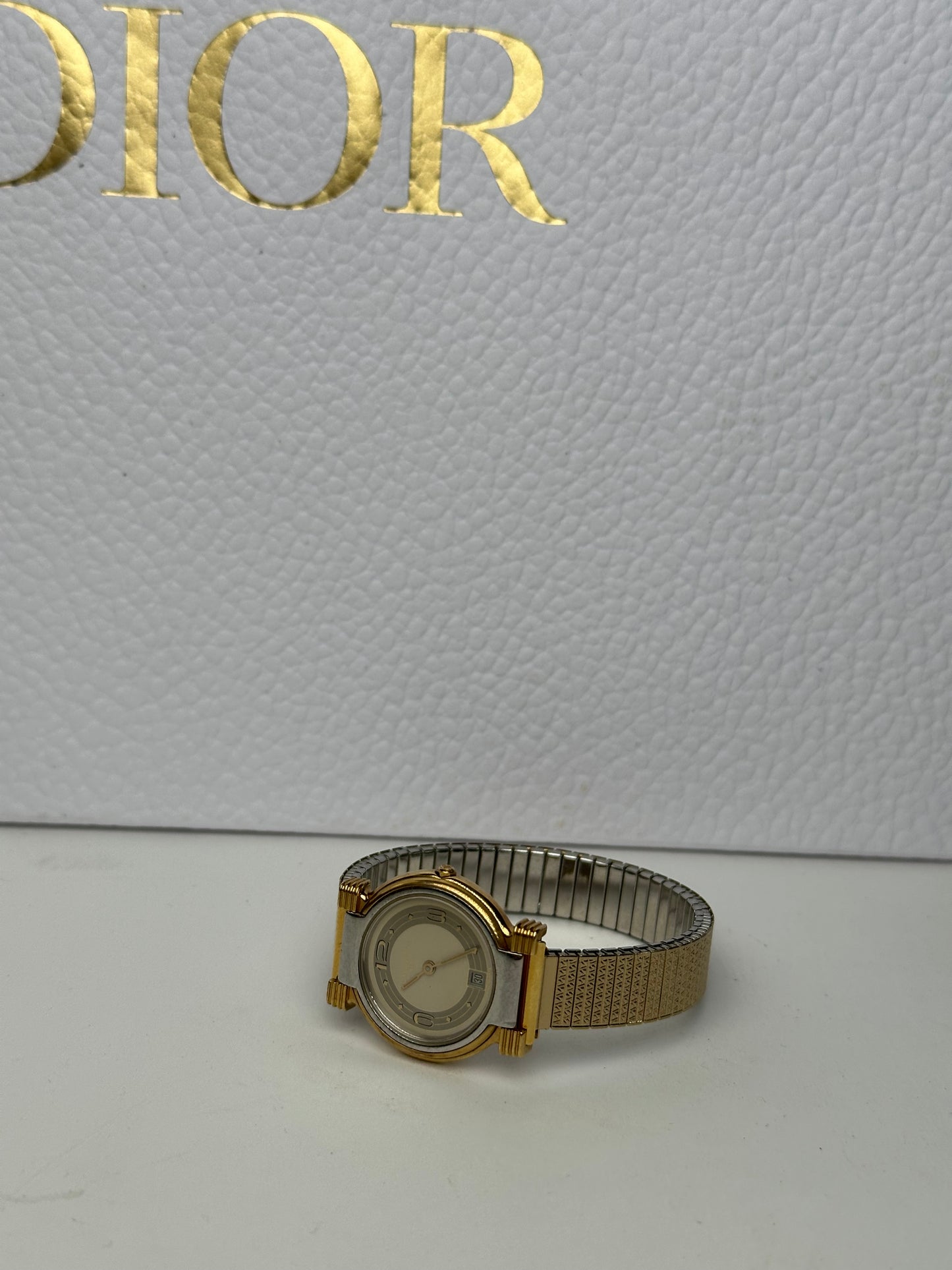 Vintage Dior Paris Ladies Quartz Watch Two-Tone