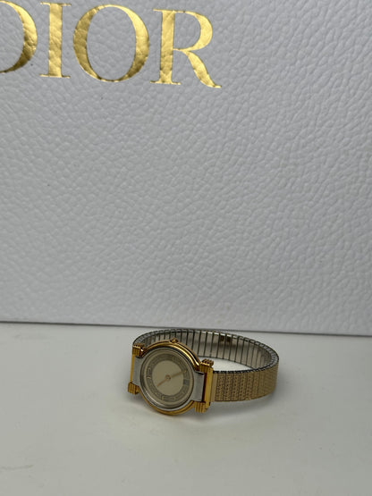 Vintage Dior Paris Ladies Quartz Watch Two-Tone