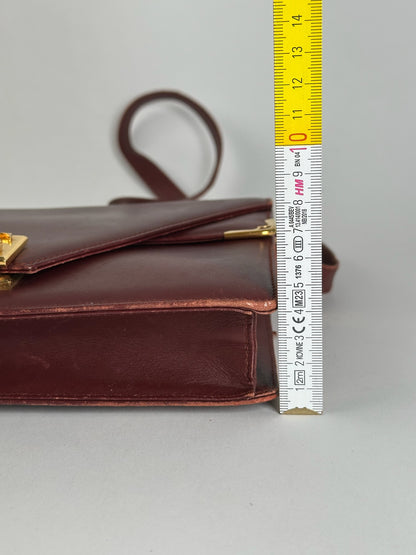 Vintage Cartier Leather bag burgundy