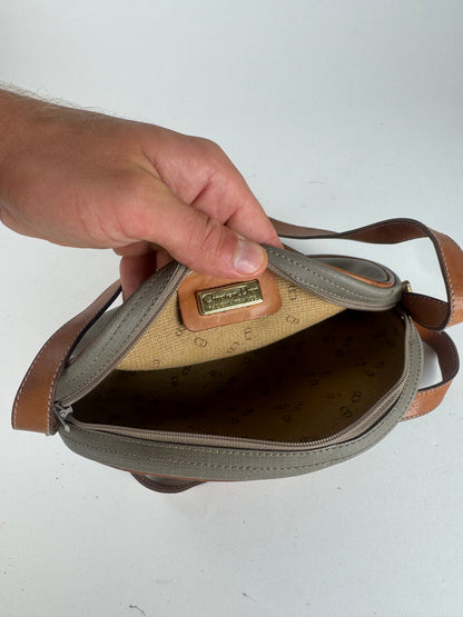 Sac bandoulière Dior vintage gris marron